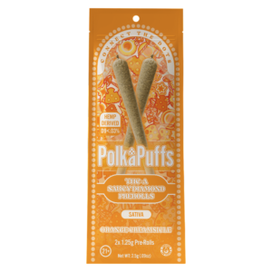 Orange Creamsicle PolkaPuff