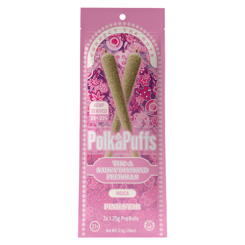PinkStar PolkaPuff